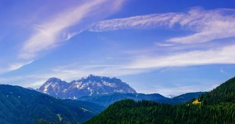 Mountains in the Alps Foto stock