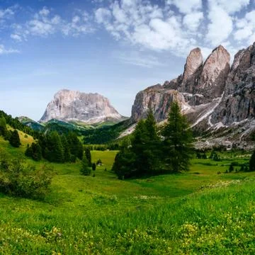 Mountains in the Alps Stock Photos