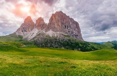 Mountains in the Alps Stock-Fotos