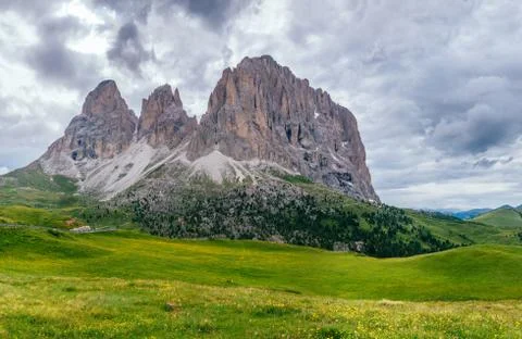 Mountains in the Alps Foto stock