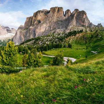 Mountains in the Alps Stock Photos