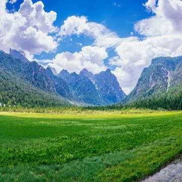 Mountains in the Alps Foto stock