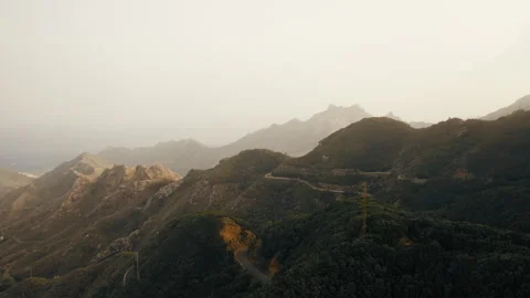 Mountains of Anaga park Stock Footage 258658030