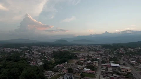Mountains and Amazon rainforest of Tena - Ecuador Stock Footage 159609104