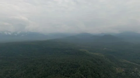 Mountains and Amazon rainforest of Tena - Ecuador Stock Footage 159609214