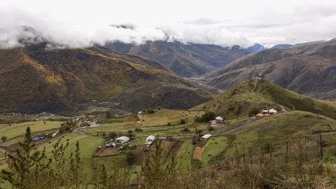 Mountains and cloud Stock Footage 107539388