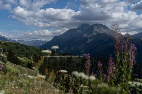 Mountains and cloud Stock Photos