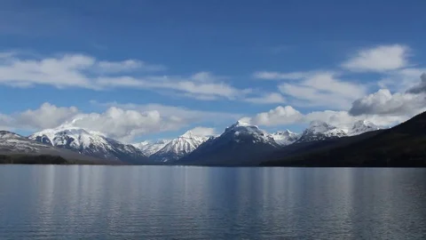 Mountains and clouds fast - Stock Footage 86534946