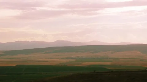 Mountains and clouds Stock Footage 1002435