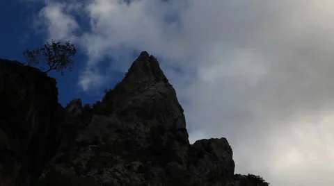 Mountains and Clouds Stock Footage 31740785
