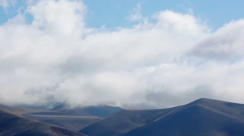 Mountains and Clouds Stock Footage 45475089