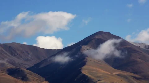 Mountains and Clouds Stock Footage 45475104