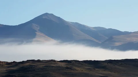 Mountains and Clouds Stock Footage 45475179