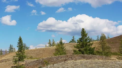 Mountains and Clouds Stock Footage 45475524