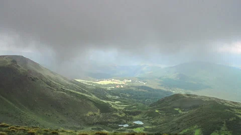 Mountains and clouds. Stock Footage 54682650