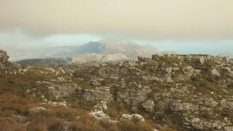 Mountains and clouds Stock Footage 73660127