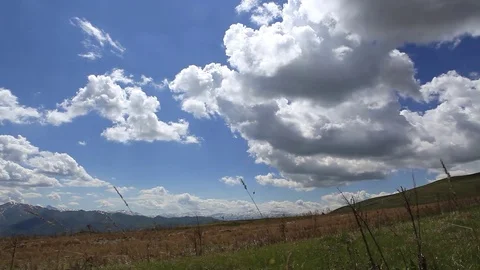 Mountains and clouds Stock Footage 78127932
