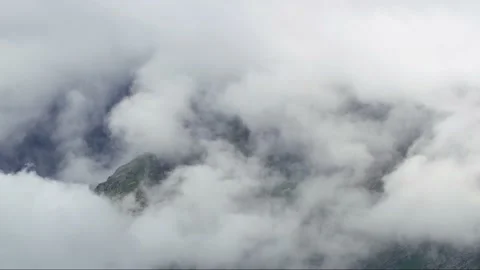 Mountains and clouds Stock Footage 138138851