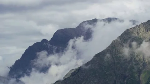 Mountains and clouds Stock Footage 138139051