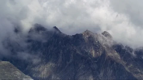 Mountains and clouds Stock Footage 138139200