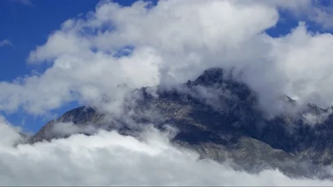 Mountains and clouds Stock Footage 138139210