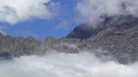 Mountains and clouds Stock Footage 138139704