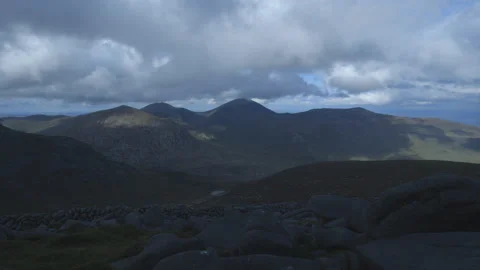 Mountains and clouds Video stock 140723098