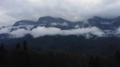 Mountains and clouds Stock Footage 167667349