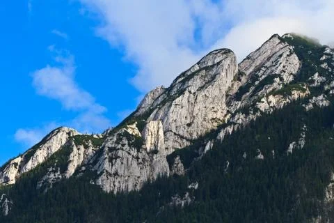Mountains and clouds Stock Photos