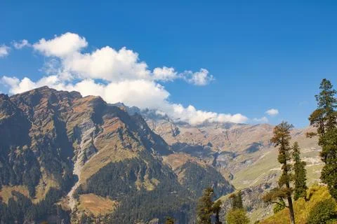 Mountains and Clouds Stock-Fotos