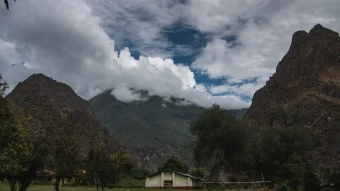 Mountains and clouds time lapse, Peru - South America Stock Footage 119404940