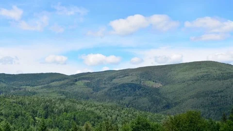 Mountains and clouds. Timelapse. Stock Footage