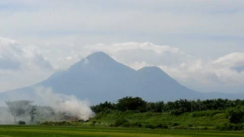 Mountains and fields Video stock 229602928