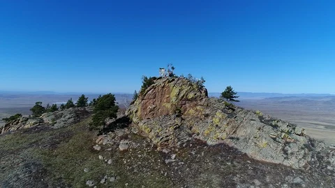 Mountains and horizon Video stock 122582543