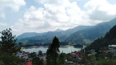 Mountains and Lakes Foto stock
