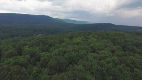Mountains and Rolling Hills Stock Footage 231899244