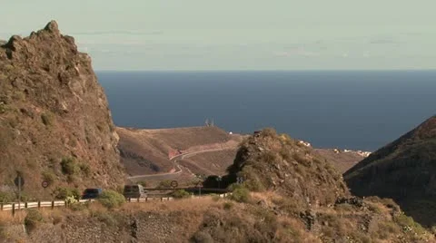 Mountains and sea Stock Footage 12050472