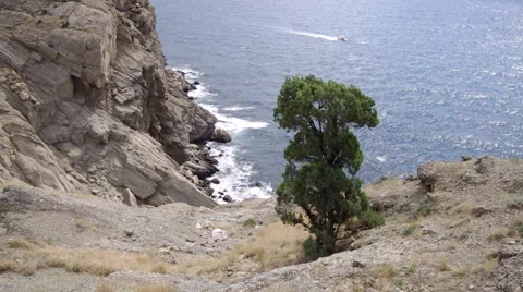 Mountains and the sea Video stock 45805265