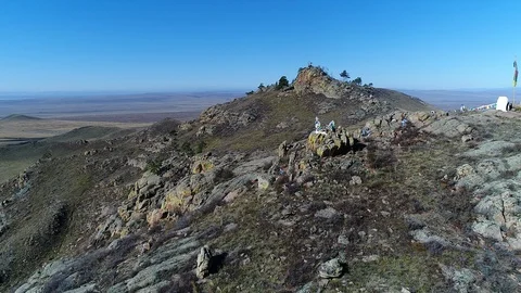 Mountains and sky Video stock 122582456