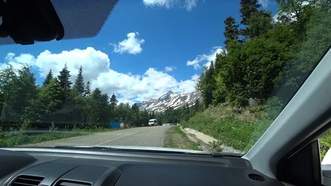 Mountains and sky Stock Footage 122821440