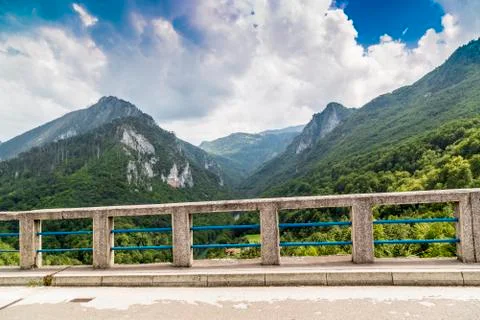 Mountains and the sky. Stock Photos