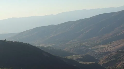 Mountains and trees Stock Footage 249449855