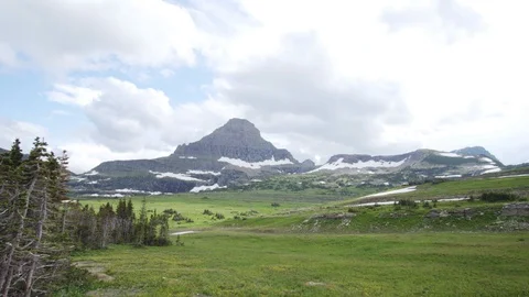 Mountains and Valley Stock Footage