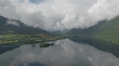 Mountains and water Stock Footage 66528466