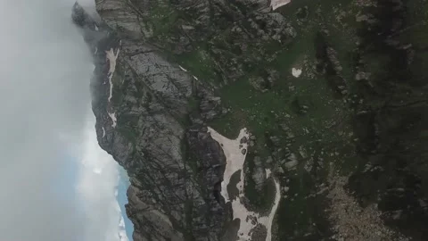 Mountains that are hard to forget.(Vertical video). Stock Footage 148656689