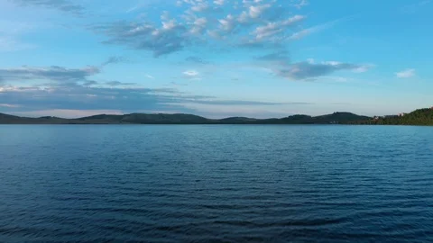 Mountains around lake. 스톡 동영상 111661922