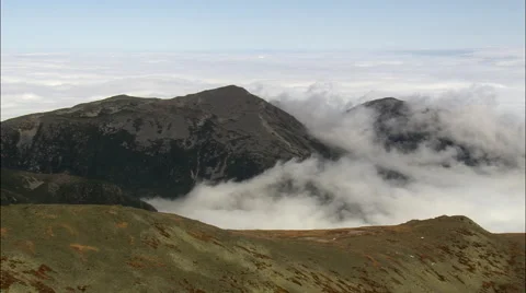 Mountains Around Mt Washington Stock Footage 65424655