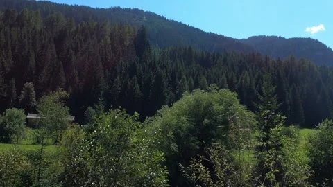 Mountains in Austria along a stream and hiking trail Video stock 251208987