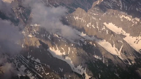 The Mountains at The Austrian Alps Stock Footage 89761062