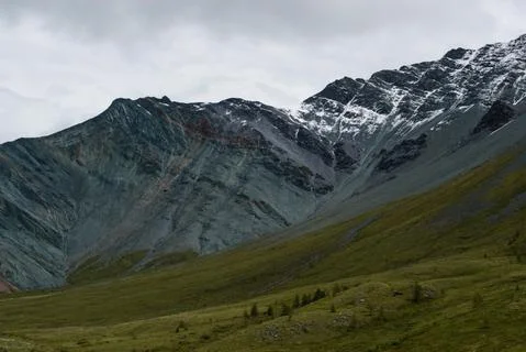 Mountains on the background-Altai Stock Photos